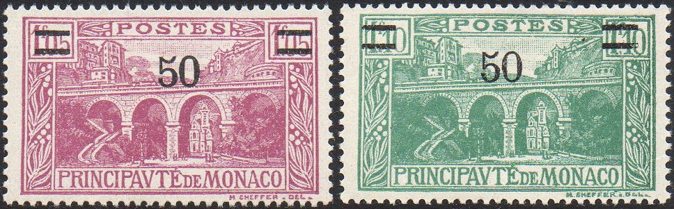 Timbres-Poste Stamps Monaco Pont Ste Dévote